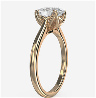 Flat set ring Tulip Flat set ring Tulip
